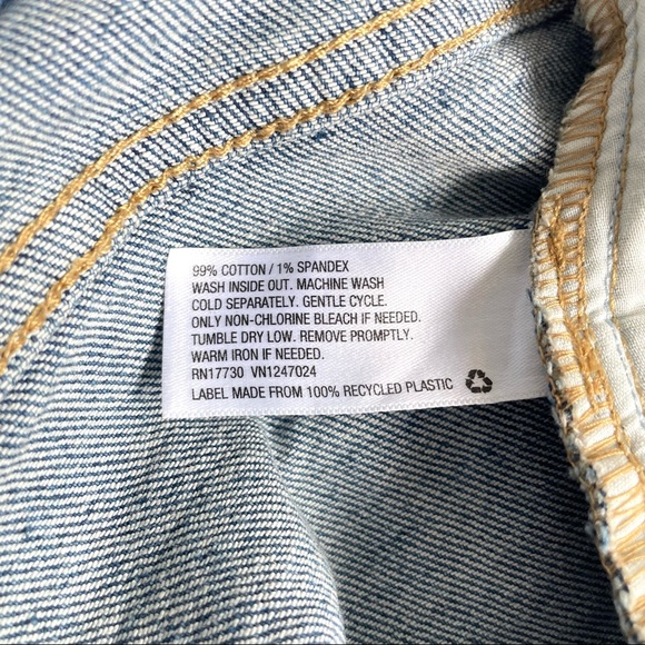 Wild Fable Highest-Rise Mom Jean Distressed Shorts - 14 - Picture 7 of 9